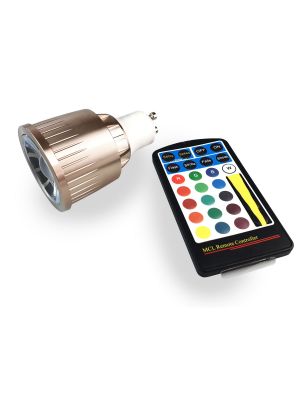 ColourBoost GU10 RGB LED Spotlight - 5W = 50W +1 FREE Controller*
