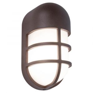 Bullo Brown Outdoor LED Wall Light