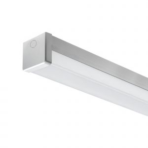 Q-Line 2ft-6ft (10W-28W) LED Batten 4100K Smooth Opal Diffuser, Single/Twin Option, Emergency Pack Available