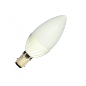 B15 3.5W LED Bulb Candle, Ceramic Frosted