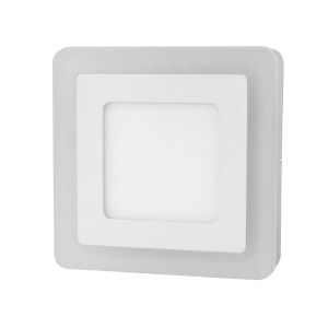 18W + 6W Square Blue Edge Surface Mount LED Panel Light (3 Cycle)