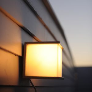 Small Box Cube Outdoor LED Wall Light