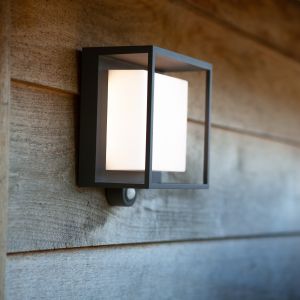 Curtis Outdoor LED Wall Light With PIR Motion Sensor