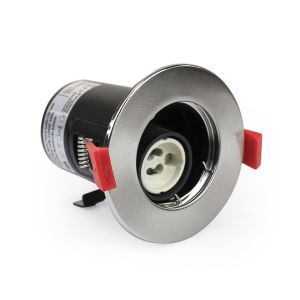 NeoTec+ Ignis Fire Rated Fixed GU10 Downlight Steel, 65/75mm Cutting Hole, Fixed or Tilt