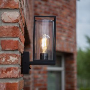 Lutec Flair Outdoor LED Wall Lantern With PIR Motion Sensor