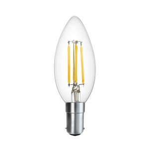 OMNIPlus Dimmable B15 4W OMNI-LED, Clear Candle