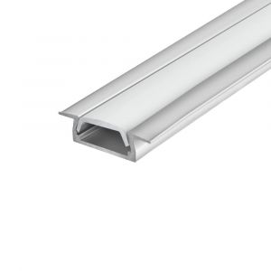 SlimPro Recessed Aluminium Profile, 1m & 2m Option, Diffusers Available